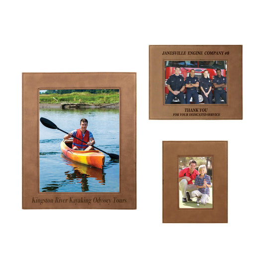 Custom Leatherette Picture Frames