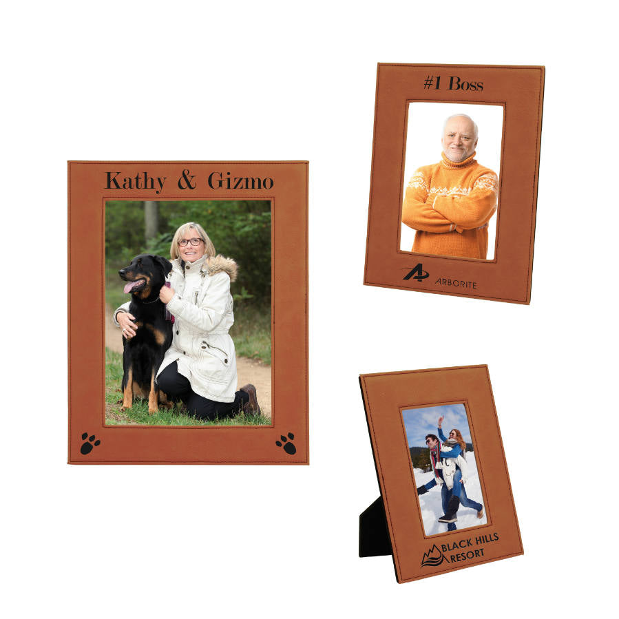 Custom Leatherette Picture Frames