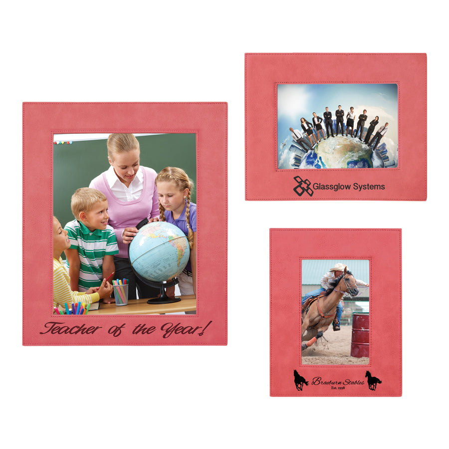 Custom Leatherette Picture Frames