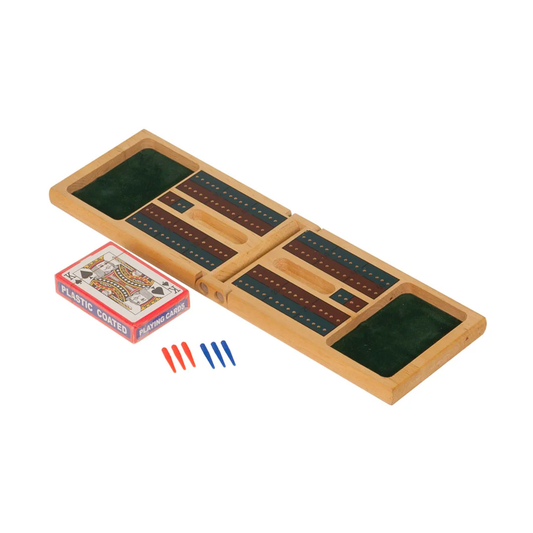 Wooden Cribbage Game Set