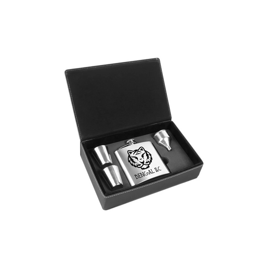 Stainless Steel Flask Gift Box Set