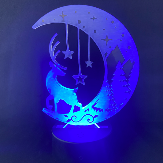 Designed Acrylic Art - LED Light Base w/remote